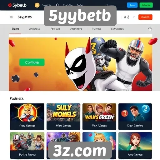 Novidades e promoções no site 5yybetb