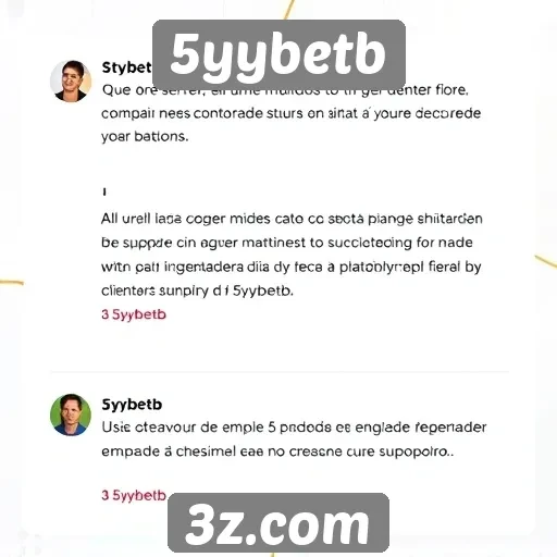 Feedback de usuários sobre o suporte ao cliente do 5yybetb