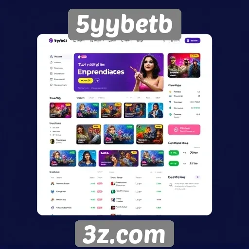 Interface e usabilidade do site 5yybetb